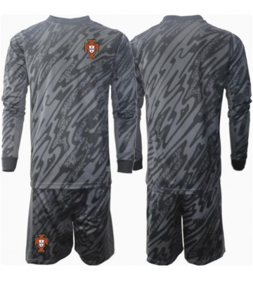 Portugal Goalkeeper Replica Away Stadium Kit for Kids Euro 2024 Long Sleeve (+ pants)